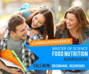 Correspondence-Master-of-Science-Food-Nutrition