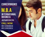 MBA International Business Distance Education Admission 2022 Masters